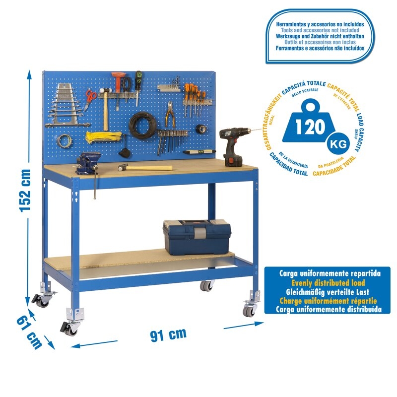 Banco tbjo 156x91x61cm Az SIMONRACK