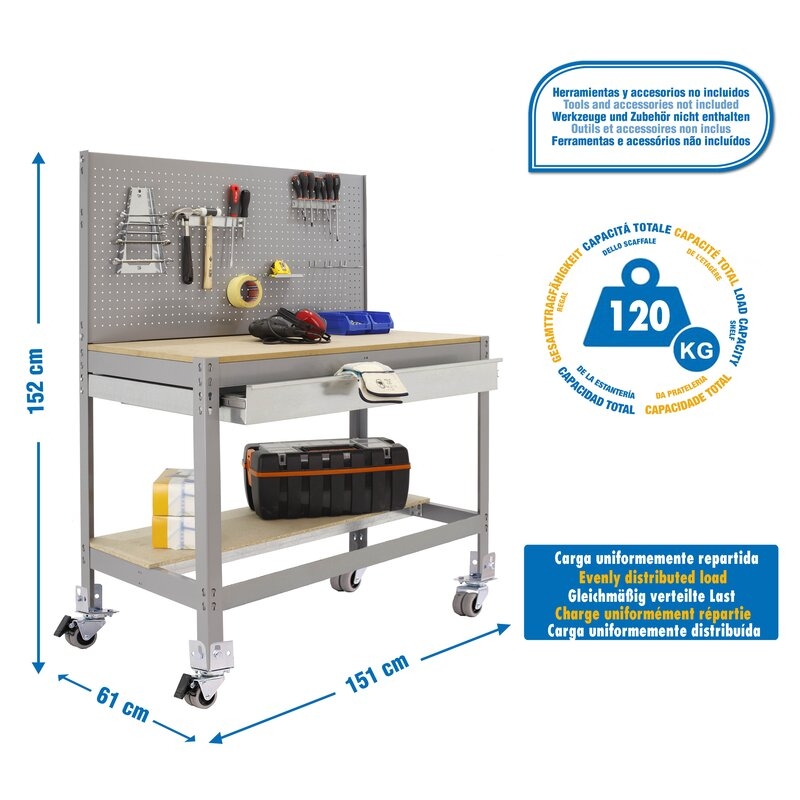 Banco tbjo 156x151x61cm Gr SIMONRACK
