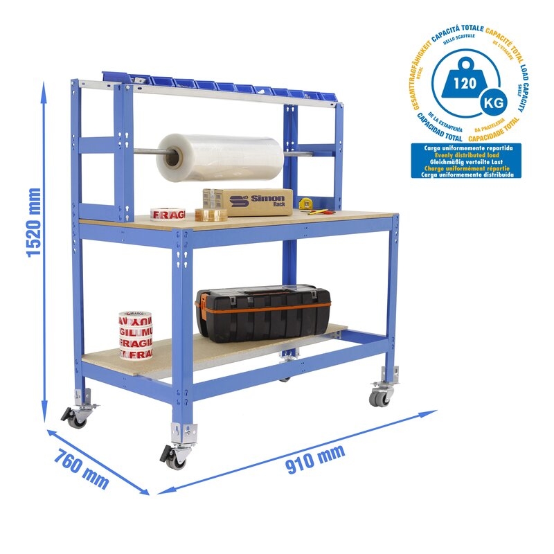 Banco tbjo 156x91x76cm Az SIMONRACK
