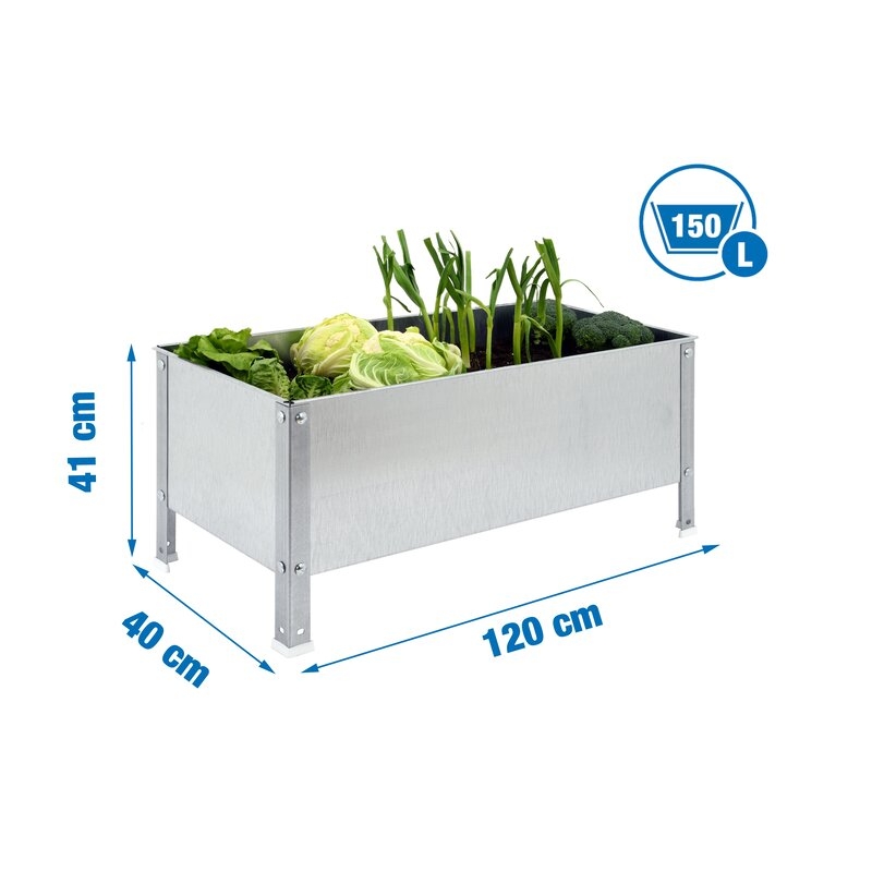 Huerto metálico 41x120x40cm Ga SIMONRACK