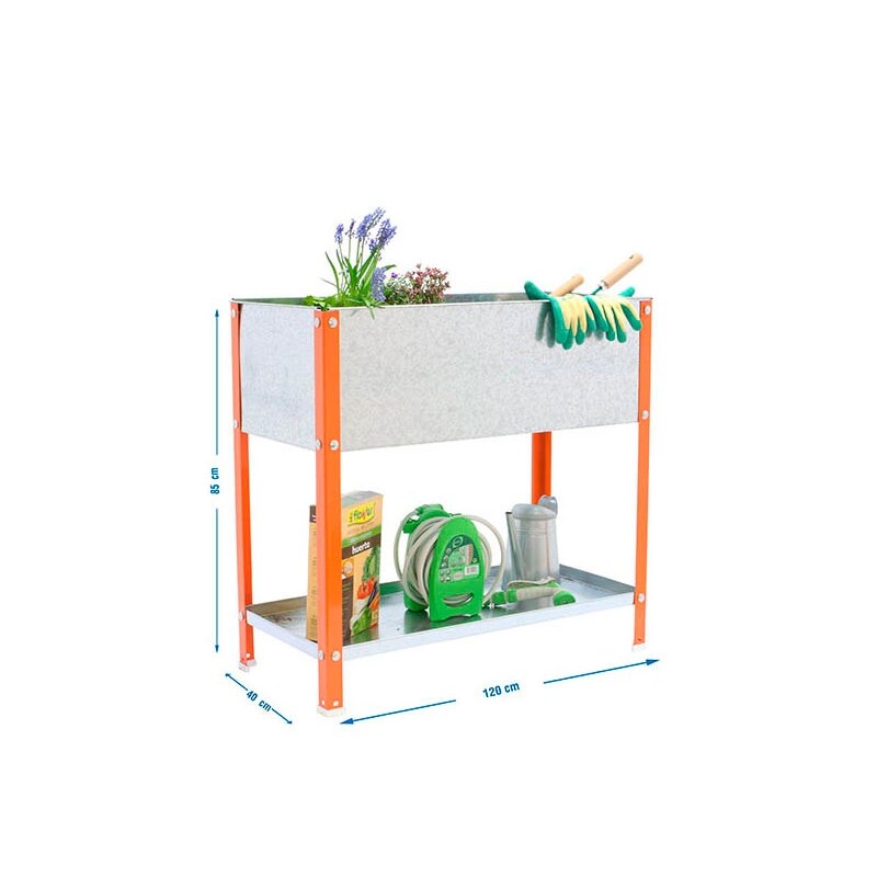 Huerto met 85x120x40cm Naranja SIMONRACK