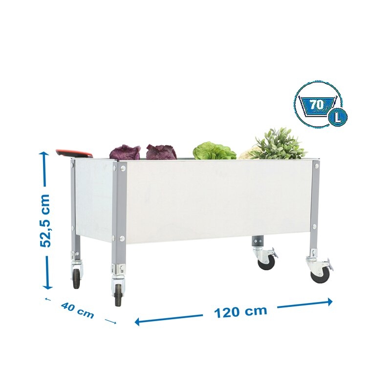Est. ac inox 52,5x120x40cmGr SIMONRACK