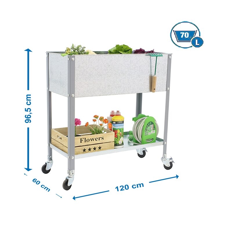 Est. ac inox 96,5x120x60cmGr SIMONRACK