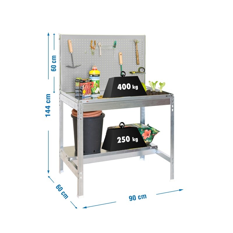 Banco trabajo 144x90x60cm Ga SIMONRACK