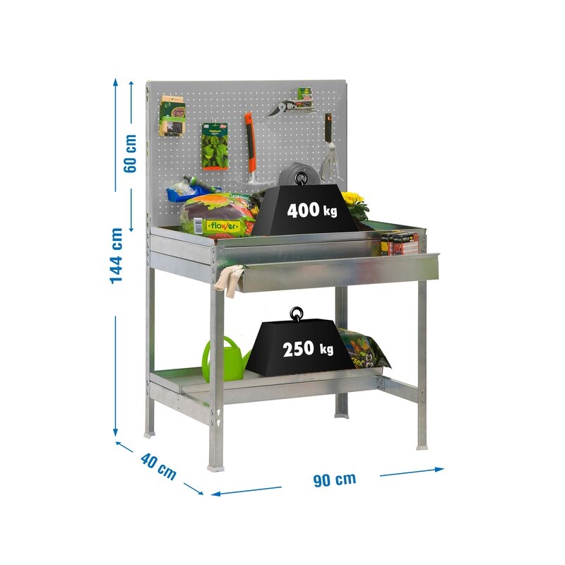 Banco trabajo 144x90x40cm Ga SIMONRACK