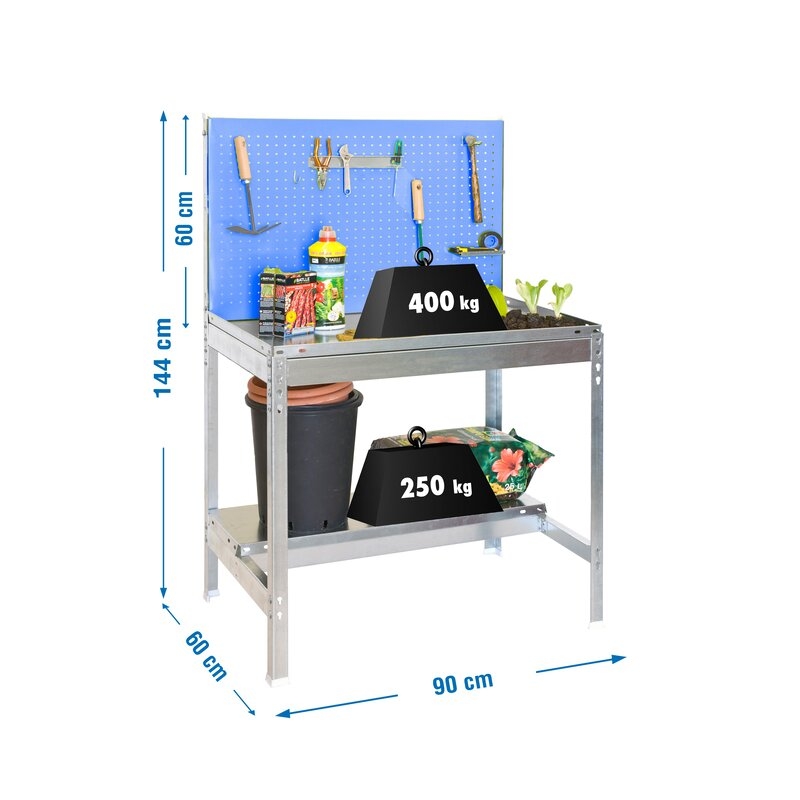 Banco trabajo 144x90x60cm Ga SIMONRACK