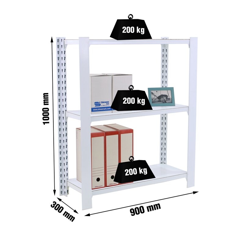 Estantería met 100x90x30cm Bl SIMONRACK