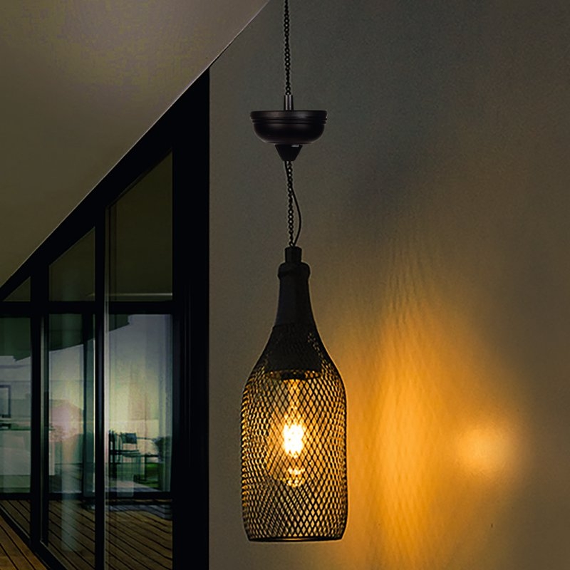 Luminaria Solar Decorativa Colgante Flamenco Luxform