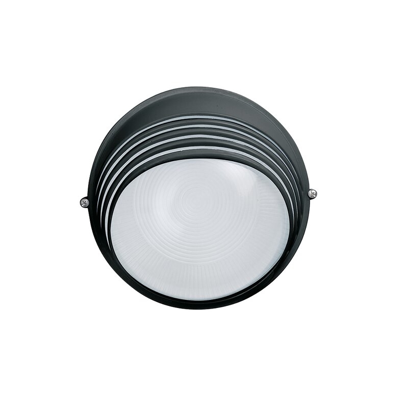 Aplique redondo malmo negro luxform