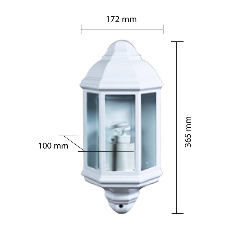 Aplique de Pared Hamar 60W Blanco Luxform