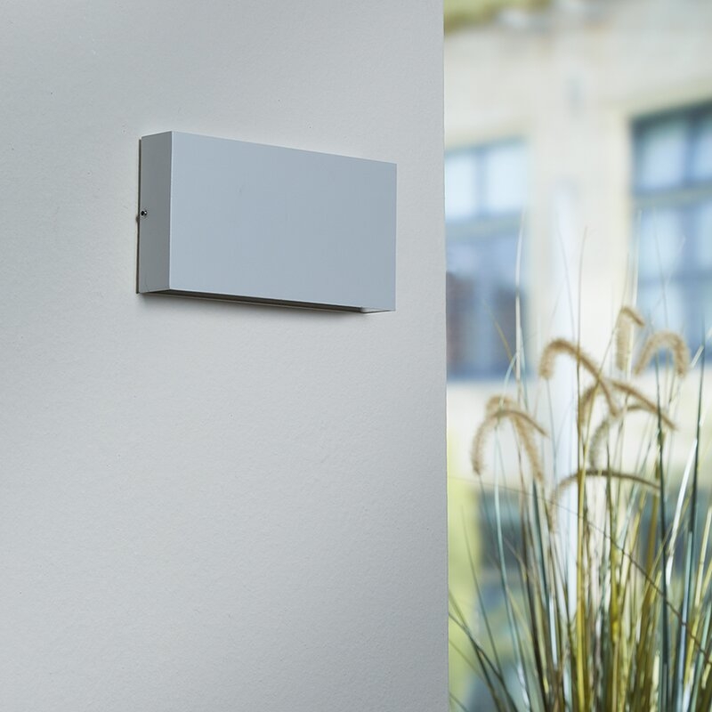 Aplique exterior Bern LED 12W 220V blanco Luxform