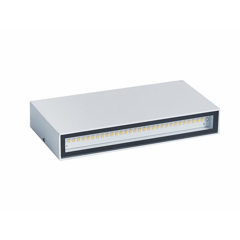 Aplique exterior Bern LED 12W 220V blanco Luxform