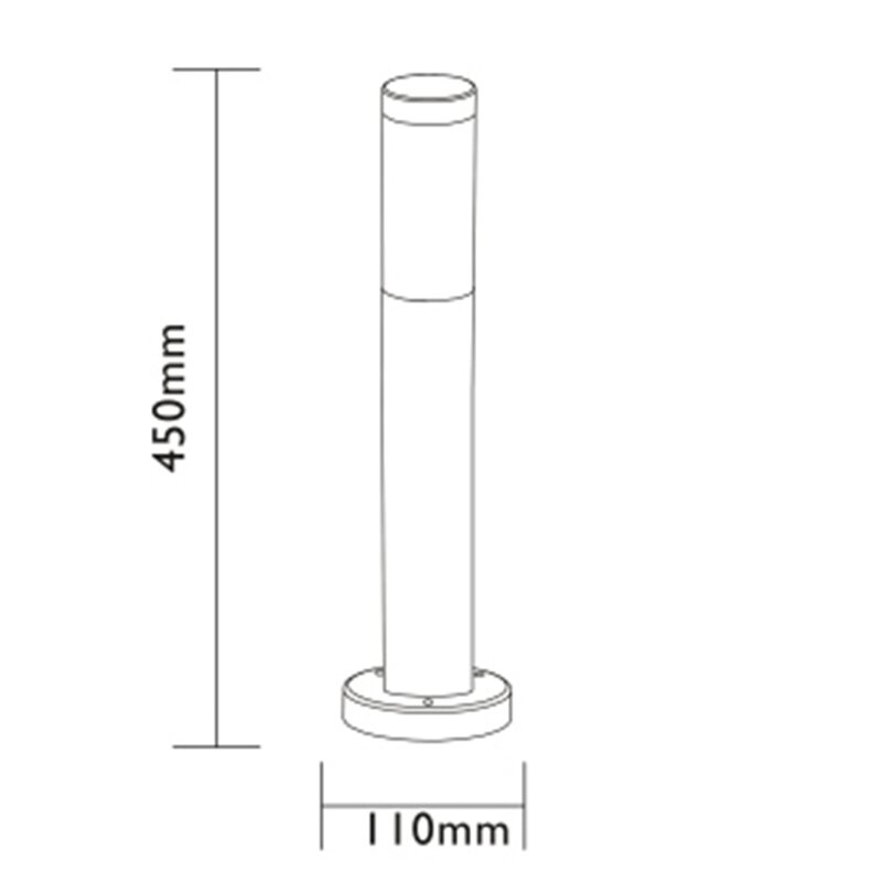 Farola Sobremuro Atlanta 45cm Luxform