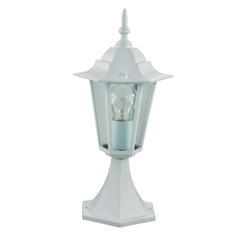 Farola sobremuro orlando blanco luxform