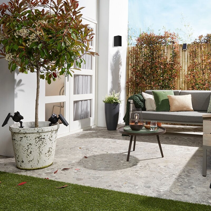 Aplique de pared Koblenz negro Luxform