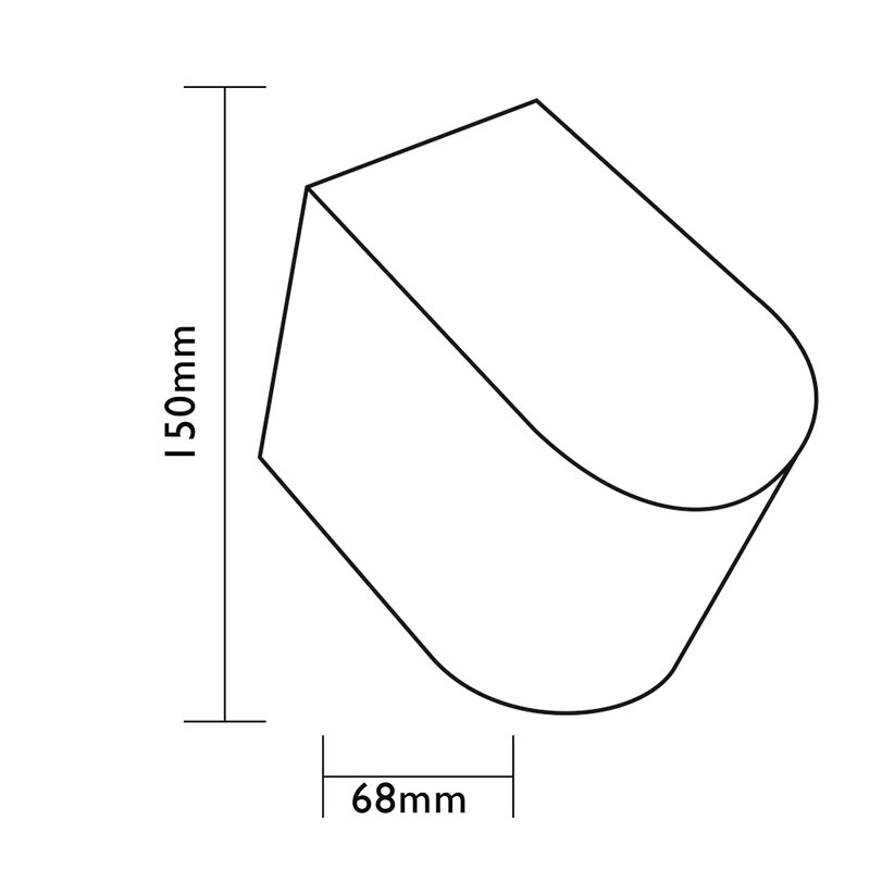 Aplique de pared Koblenz negro Luxform