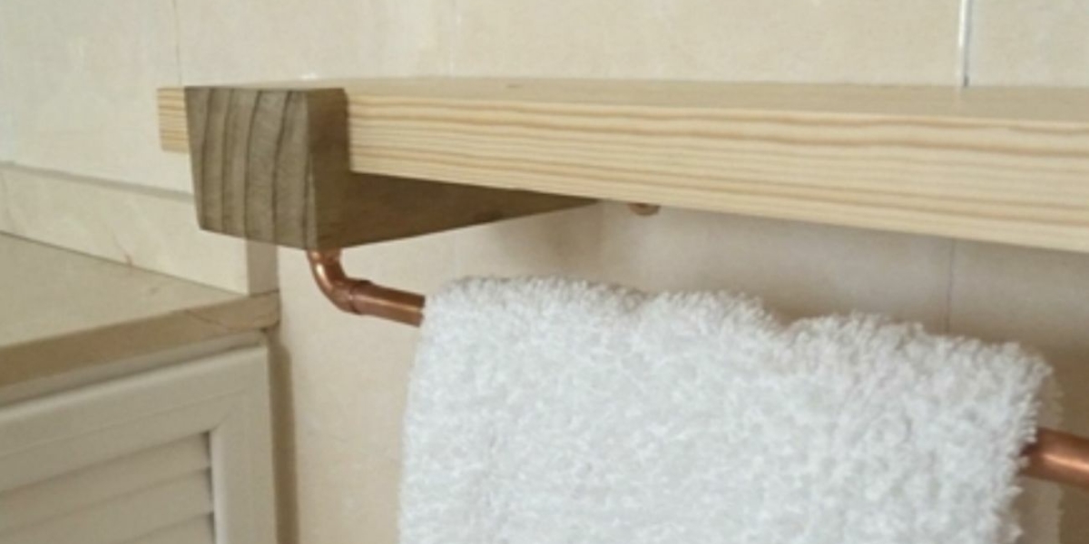 Oscuro Rareza Guardería Cómo hacer un toallero de madera | Cadena88