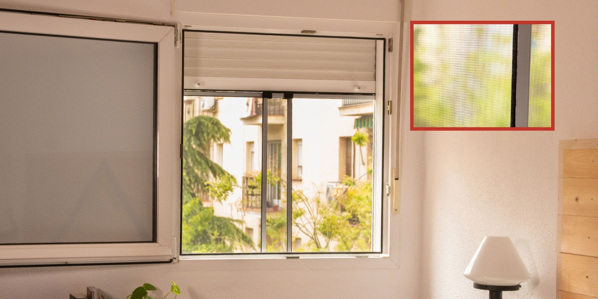 Instalar una mosquitera sin herramientas