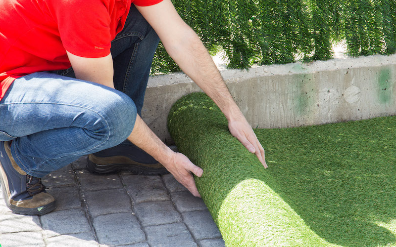 Césped artificial para terraza y jardín