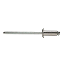 Remache Fijacion Cabeza Ancha 4x12mm Aluminio Minicaja Bralo Con