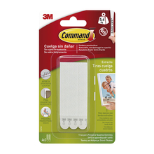 Tiras cuelgacuadros serie Command 3M blancas